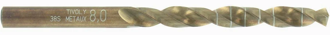 TIVOLY - Cofanetto punte per trapano graduate in metallo ad alte prestazioni - Speciale foratura in acciaio inox e acciaio resistente - 19 punte HSS cobalto Ø1 a 10 mm