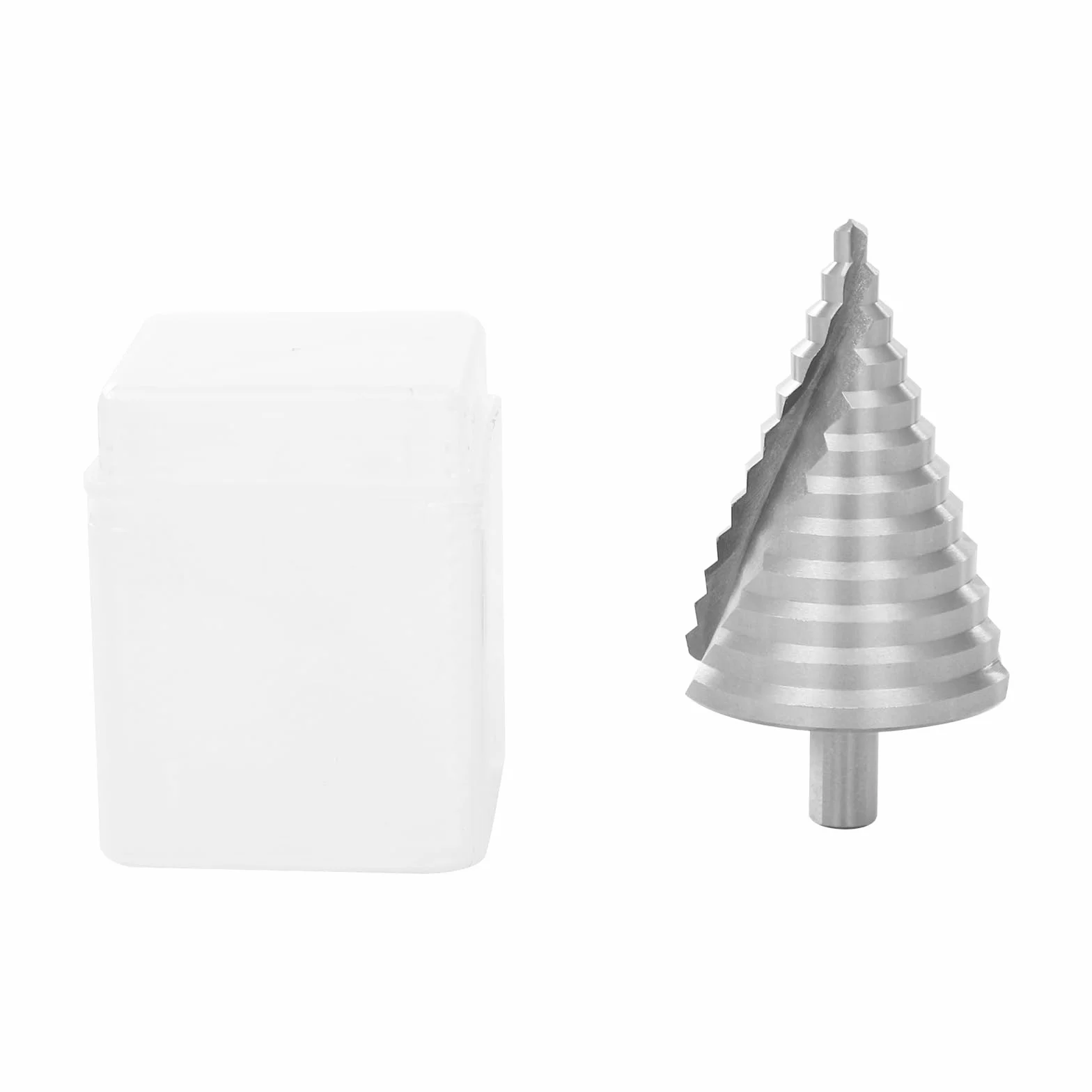 Fresa a gradini professionale, 6 – 60 mm, HSS titanio, fresa conica, per metallo, acciaio inossidabile, legno, plastica, plexiglass