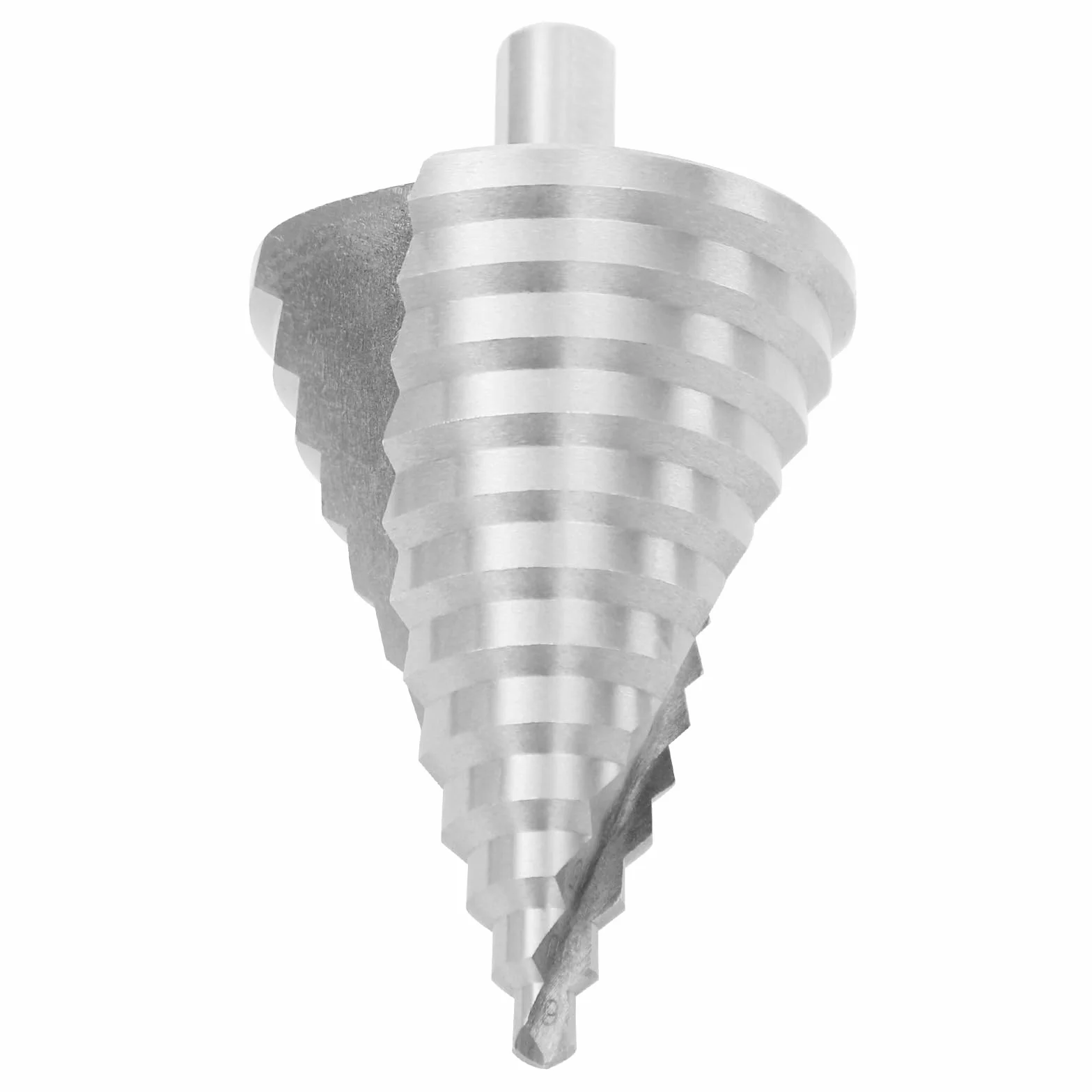 Fresa a gradini professionale, 6 – 60 mm, HSS titanio, fresa conica, per metallo, acciaio inossidabile, legno, plastica, plexiglass