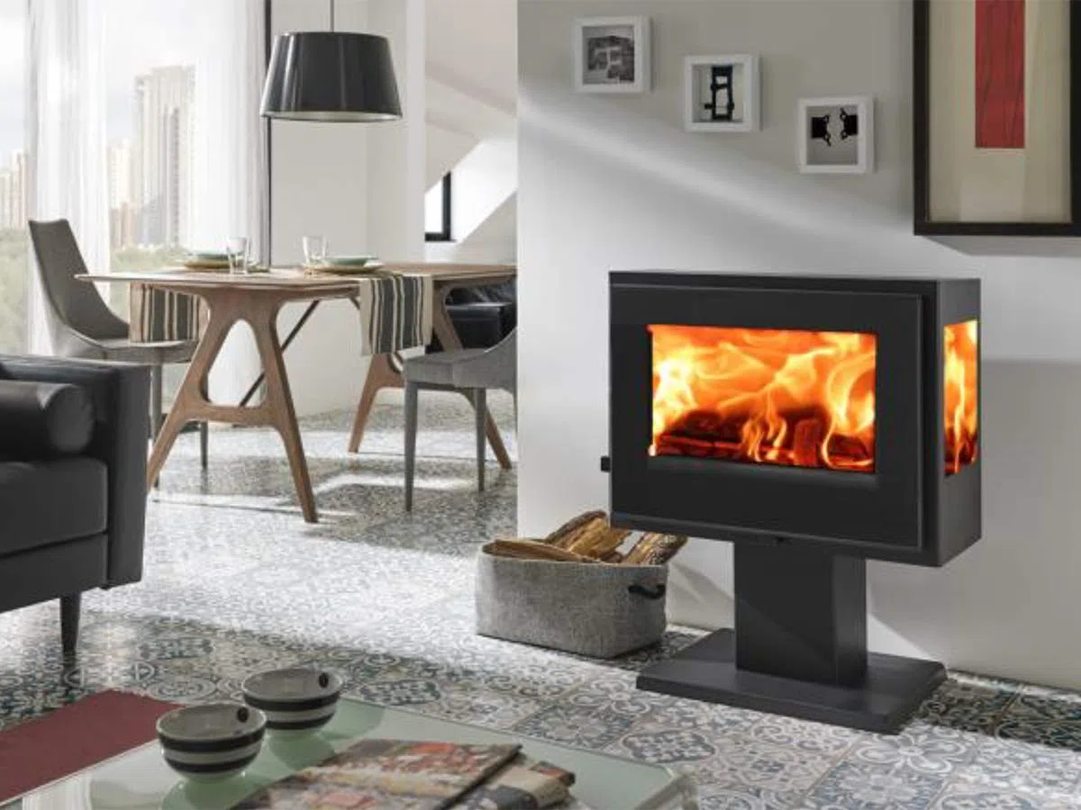 Stufa a Legna Atlantic Trivision Ecodesign