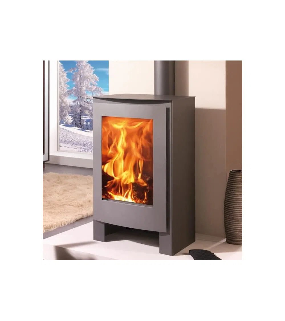 stufa a legna 12,4 KW riscaldamento 380 m3 EcoDesign NEVADA