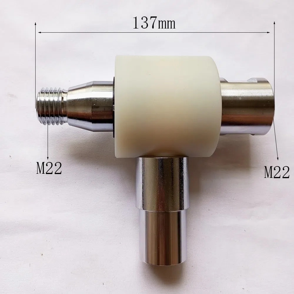 Adattatore filettato da 1 pz for punte diamantate da trapano diamantato Filettatura maschio da M22 a femmina M22 con connettore giunto for raccolta polvere(Metal shell)