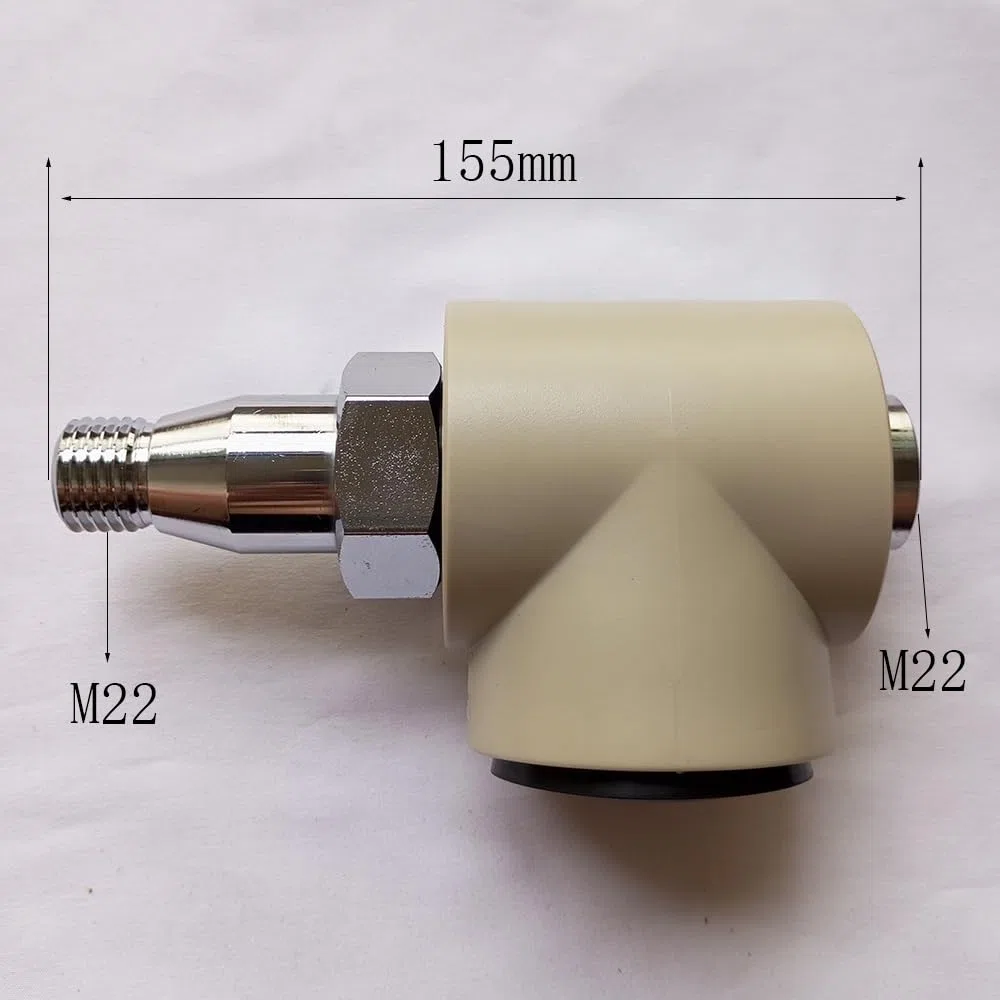 Adattatore filettato da 1 pz for punte diamantate da trapano diamantato Filettatura maschio da M22 a femmina M22 con connettore giunto for raccolta polvere(Metal shell)