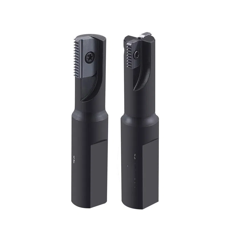 MyncbD Punta da Trapano Fresa per filettare Macchina CNC Pettine per Filettatura Multi-Dente, Coltello per filettare SR in Lega di carburo (Size : SR0021H21, Color : No Insert)