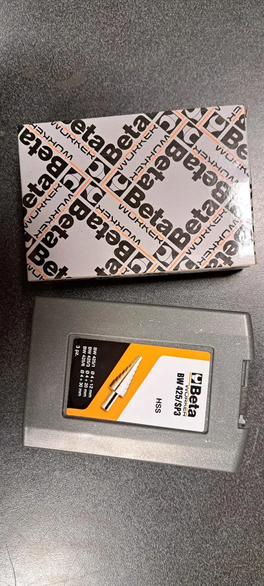 BETA BW 425/SP3 - SET 3 FRESE A GRADINO CONICHE HSS DA 4 A 30MM