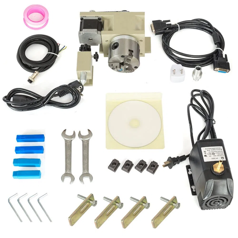 Fresatrice CNC per metallo router fresa 2200 W 4 assi CNC router fresatrice per metalli USB