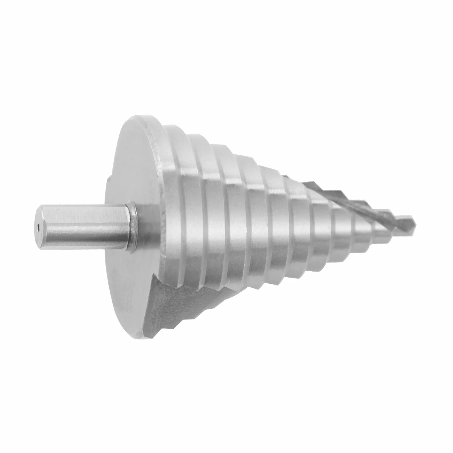 Fresa a gradini professionale, 6 – 60 mm, HSS titanio, fresa conica, per metallo, acciaio inossidabile, legno, plastica, plexiglass