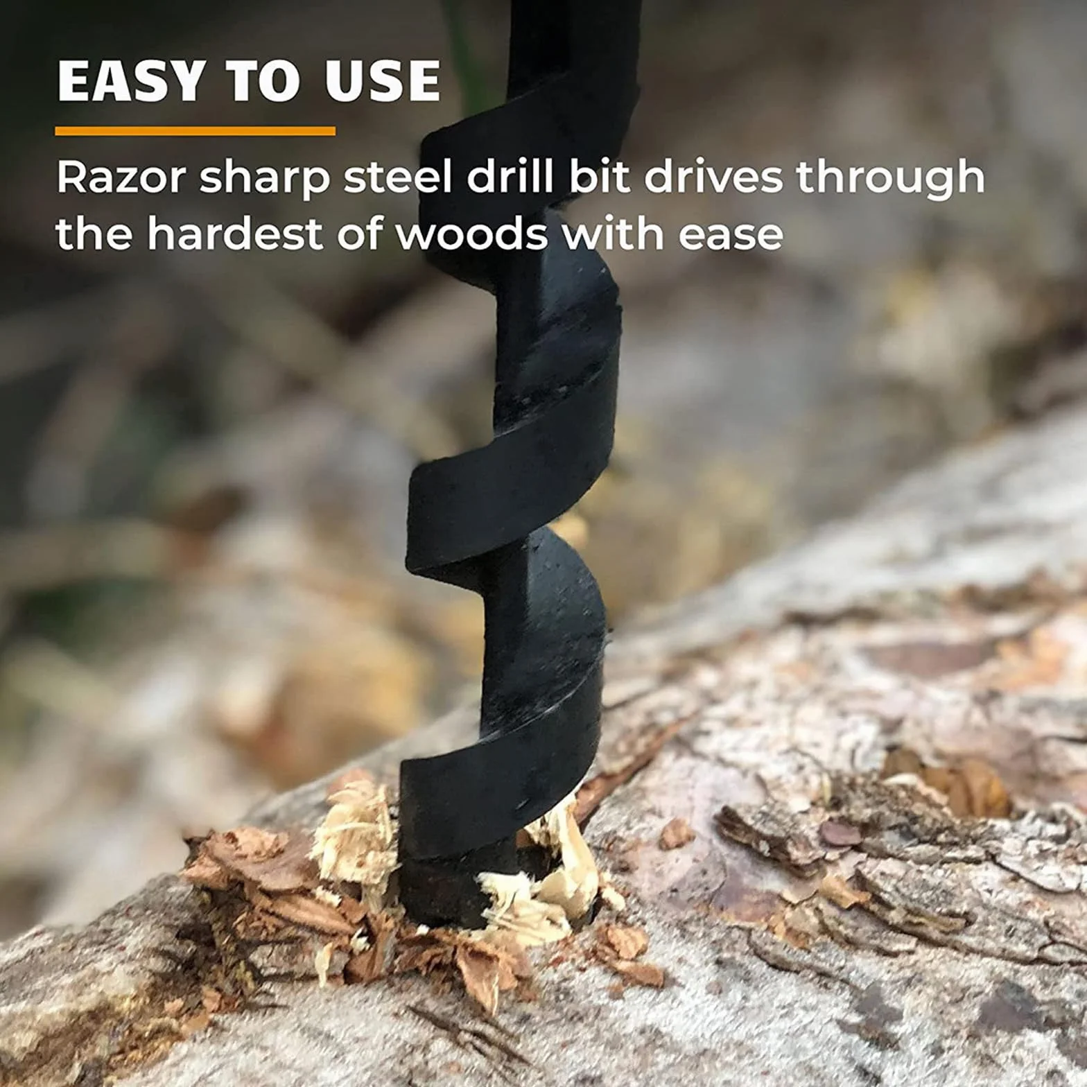 Trapano A Mano, Chiave Manuale Bushcraft 10-25 mm Trapano Elicoidale Manuale Per Attività All'Aperto Fai da Te Campeggio Artigianale Nella Giungla (Confezione da 4)