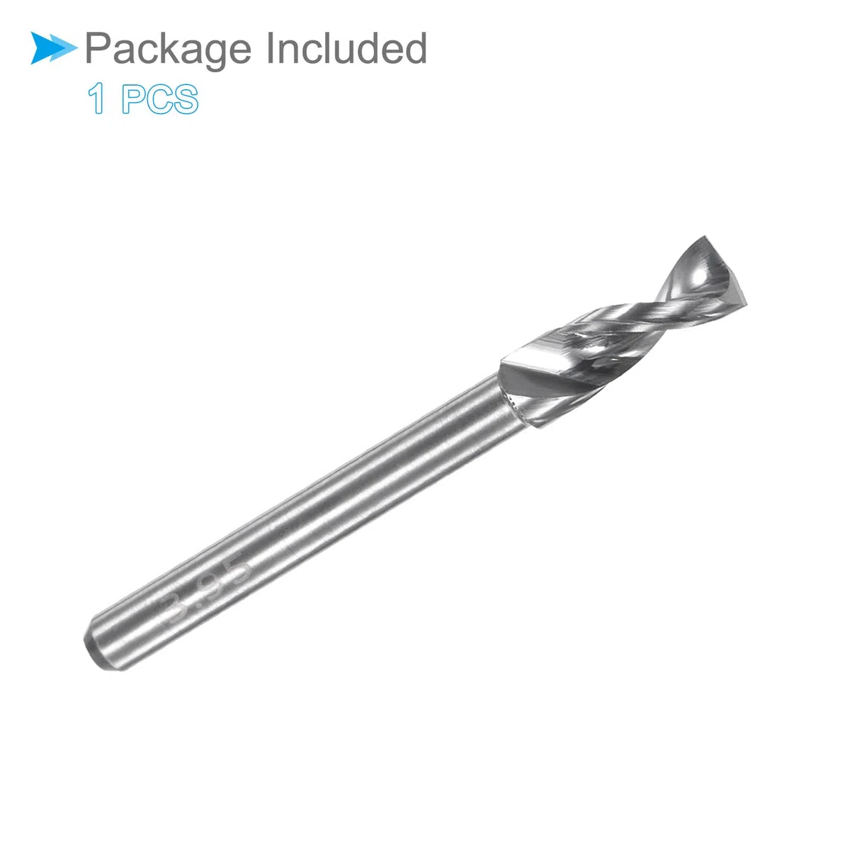 PCB Trapano Punte, 3,95mm Diametro 1/8" Gambo, Solido Tungsteno Carburo Precisione Foratura - (per Stampa Circuito Scheda CNC Incisione), 1 pezzo