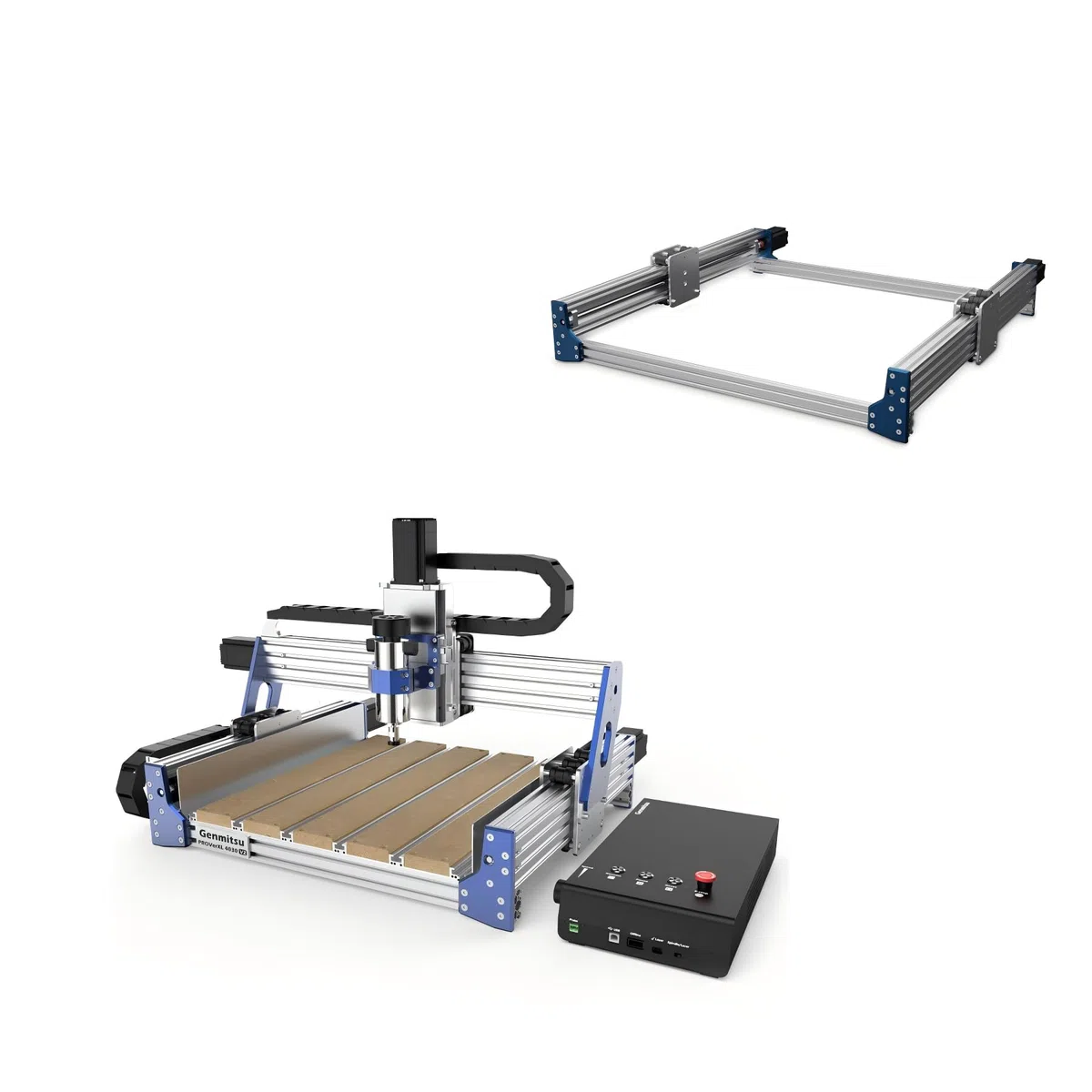 Macchina Router CNC Genmitsu PROVerXL 4030 V2+Kit di espansione dell'asse XY, aggiornamento macchina d'incisione a 3 assi con motore a circuito chiuso e vite a sfera