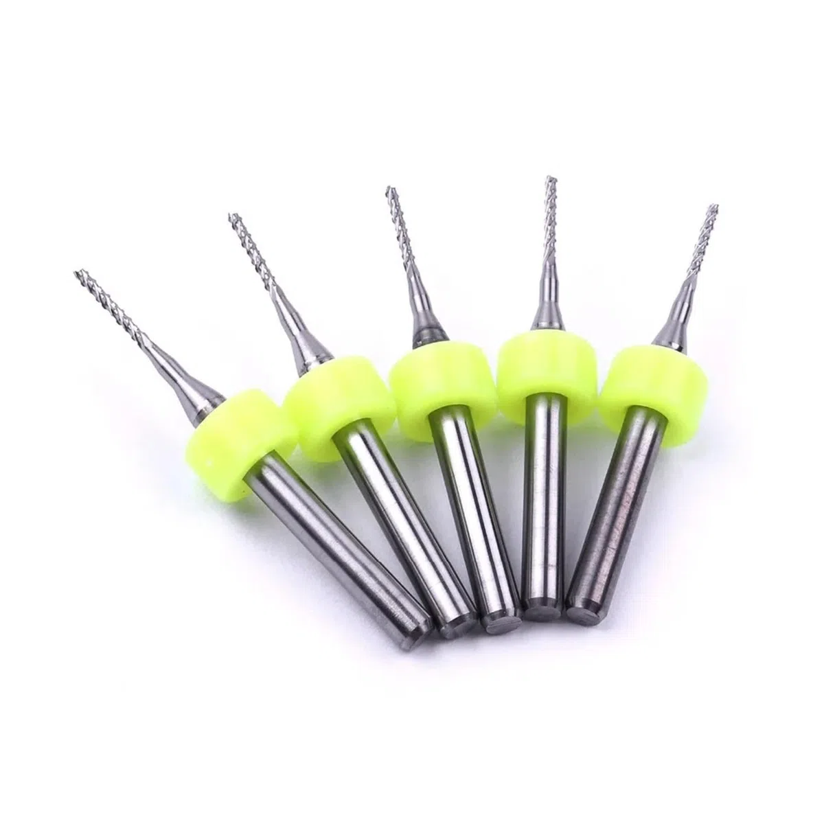 Fresa a coda di pesce 10pc 0,4mm-3,175mm per mais, 10 pezzi, 38mm, tungsteno, 1 unità