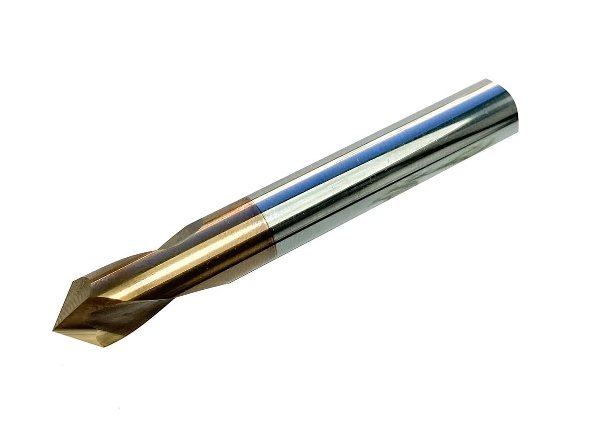 CNC QUALITÄT VHM - Punta da trapano a 90° NC, diametro 2-12 mm, per punte elicoidali, fresa a fusto, in metallo duro VHM, rivestimento (Ø 10 mm, HM)