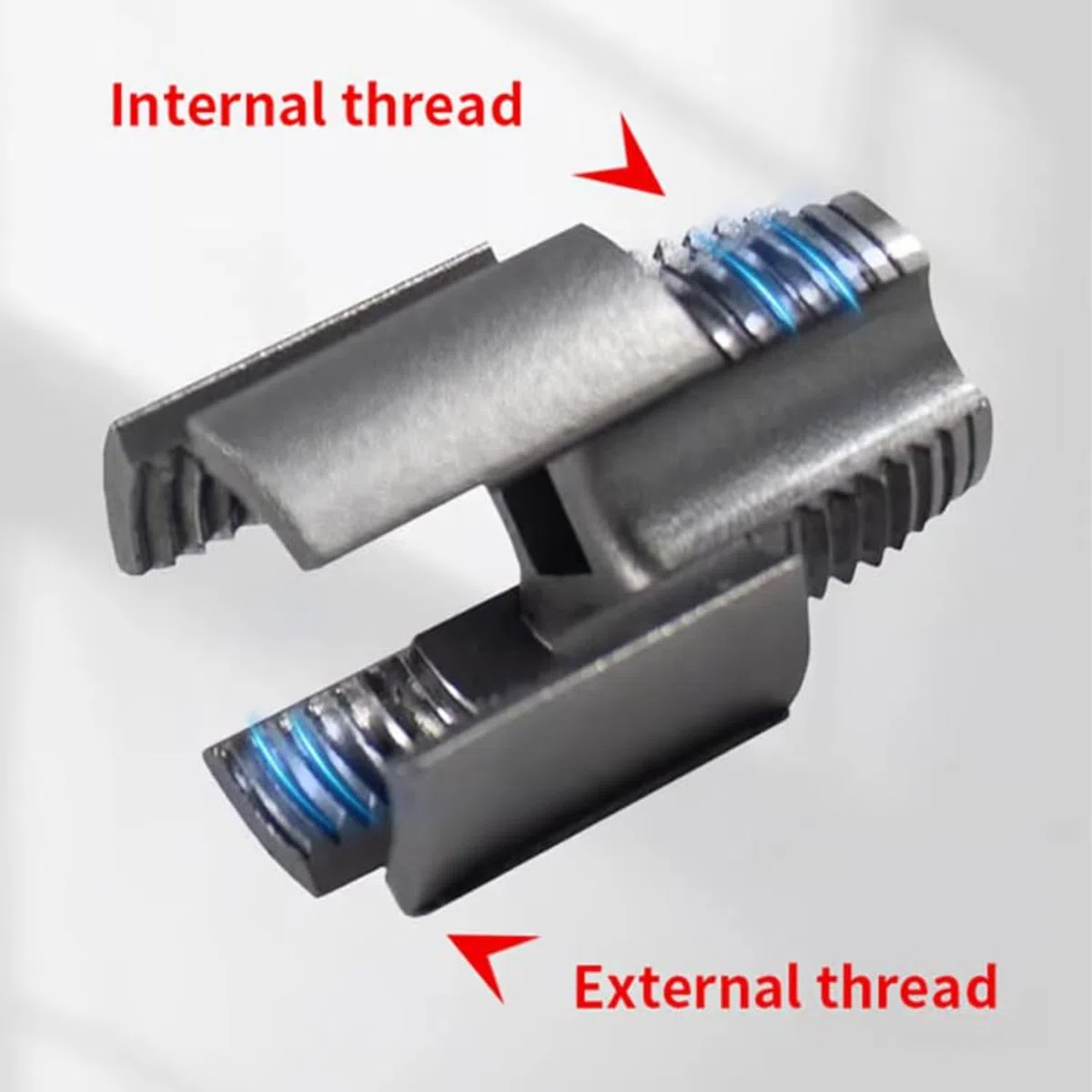 Integrated Internal & External Pipe Threading Tool,1/2'' and 3/4'' Pipe Thread Cutting Tool,Adatto per La Filettatura Del Kit Filettatore per Tubi in Pvc Compatibile Con Trapano Elettrico (1/2")